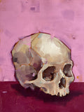 Pink Skull No.22 Original Painting by Dan