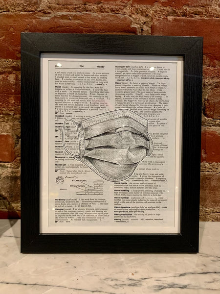 Mask by Laurel Winston - Framed Original