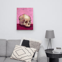 Pink Skull No.22 Original Painting by Dan