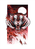 Red Tiger By Dan kirk (16x22” print)