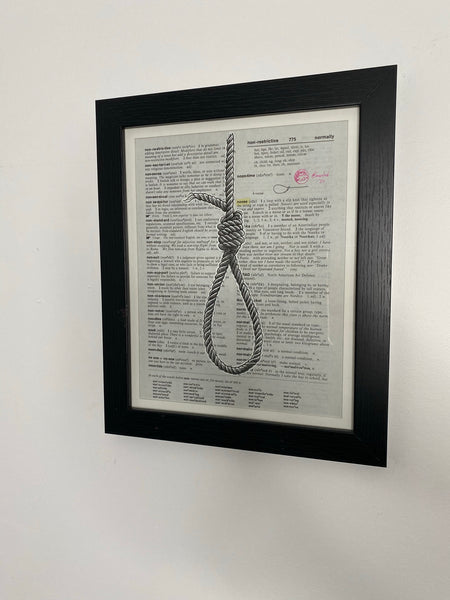 Noose by Laurel Winston - Framed Original
