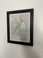 Scythe & Seahorse by Laurel Winston - Framed Original
